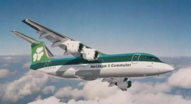 Aer Lingus Commuter BAe 146-300 EI-CLG postcard