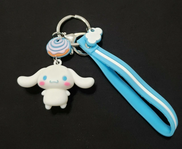 Adorable Cinnamoroll Key chain Keyring Puppy Cartoon Keychain Dog Toy Charm