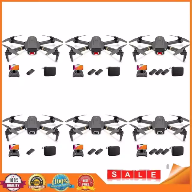 4DRC V4 6 Channels RC Drone 4K HD Wide Angle Camera WiFi FPV Quadcopter Aircraft