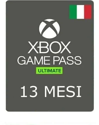 Xbox Game Pass Ultimate 13 Mesi Italia per Estendere o Rinnovare l'abbonamento.
