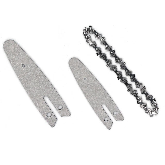 Kit Catena Guida Portatile Sostituzione Piastra Seghetto Catena per Mini Legno 4 pollici