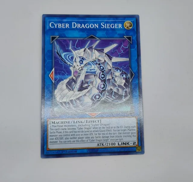 Yugioh Cyber Dragon Sieger LDS2-EN034 Common 1st Edition Near Mint NM