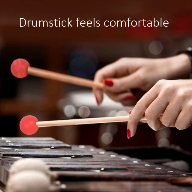 2Pcs Drum Mallet Hammer Musical Instrument Accessories For Xylophone / Timpa Dso