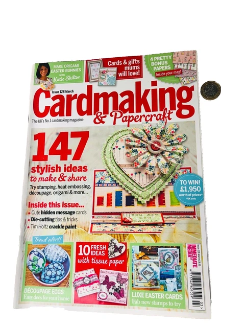 Magazine Card MAGAZINE CARD MAKING & Papercraft Craft Mag Issue 128 March nfb £7.89 ...