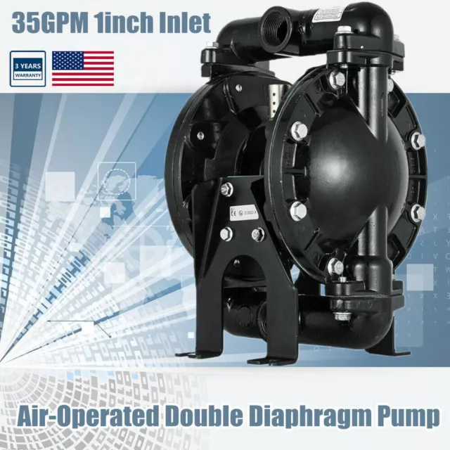 Air-Operated Double Diaphragm Pump Low Viscosity Petroleum Fluids 35 GPM 120PSI