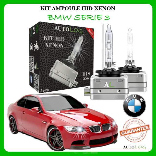 Kit 2 Ampoules Xénon D1S 6000K 35W Pour BMW Série 3 E90 E92 E93 - Neuf - Lumière Blanche 3800lm - Garantie 2 Ans