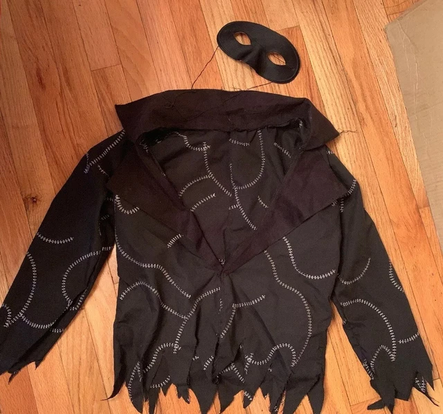 Zorro Eye Mask Bandit Spanish Mexican Dress Up Halloween Child Costume
