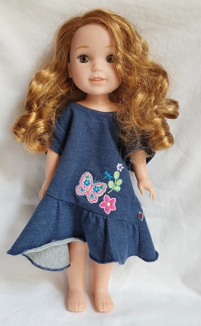 AMERICAN GIRL WELLIEWISHERS WILLA Doll with Red Hair Green Eyes 14