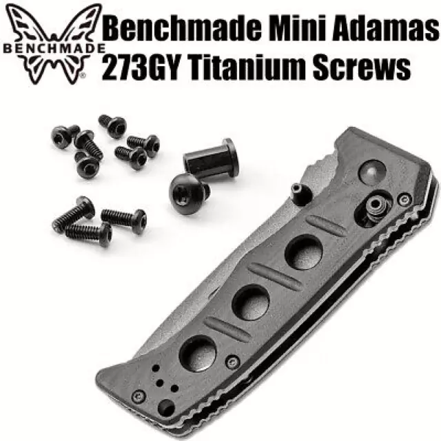 Titanium Screws for Benchmade MINI Adamas 273GY