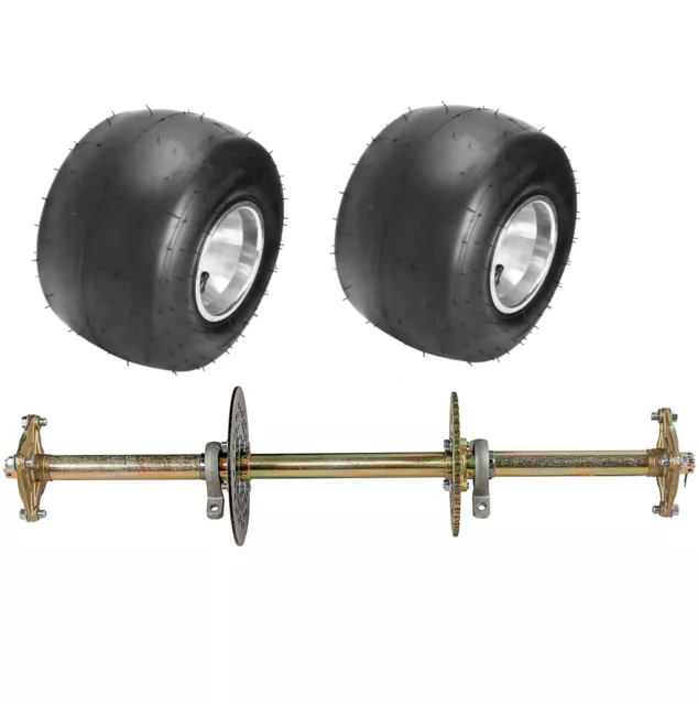 810mm Axle kit 5inch 11x7.10-5 10x4.50-5 Wheel Rim Tyre Go kart Slider Trike 5"