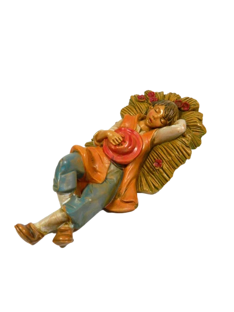 Pastore Dormiente Presepe Fontanini 10cm - Statuina Natalizia - Foto 3