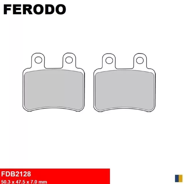 Plaquettes de frein Ferodo semi-métal type FDB2128EF