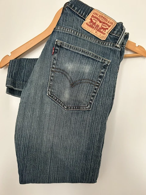 Levis 514 Mens Straight Regular Fit Blue Jeans pants Red Tab Size 31 x 32