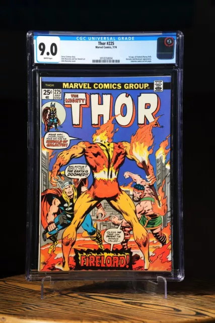 THE MIGHTY THOR #225 CGC 9.0 July 1974 First Appearance Firelord Nova Galactus