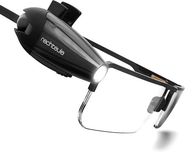Rechargeable Book Light for Glasses. Led Reading Light. Clip on Design Made i...