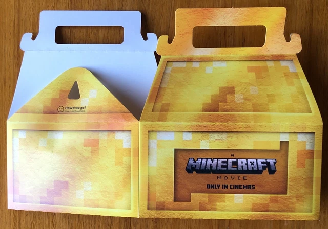 Minecraft Empty Box 2025 MCDONALD'S MINECRAFT Movie Happy Meal Empty Box $7.50 - PicClick AU