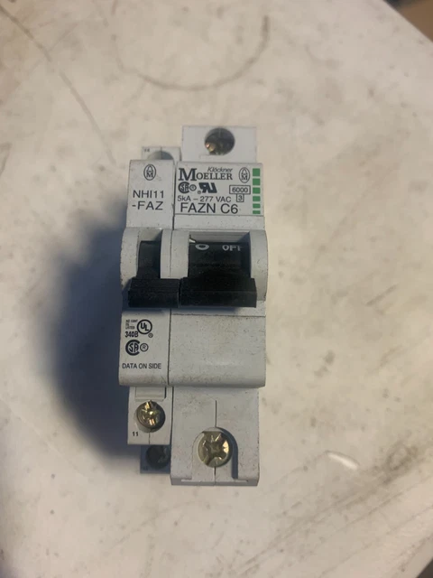 Klockner Moeller FAZN C6 with NHI11-FAZ