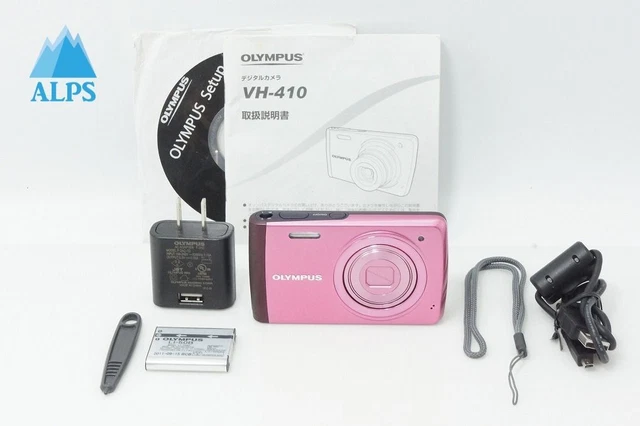 MINT] OLYMPUS STYLUS VH-410 16.0MP Compact Digital Camera Pink