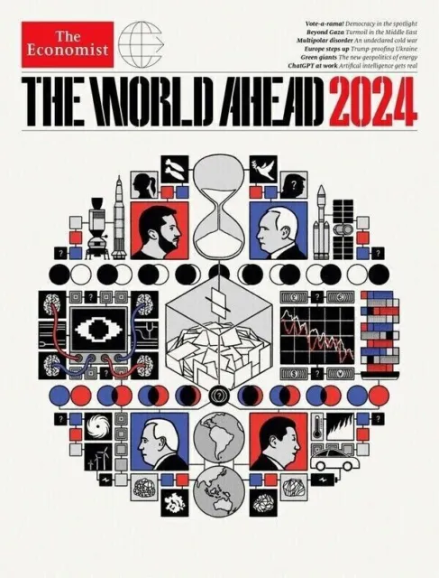 The Economist Magazine Annual Issue The World Ahead 2024 BRAND NEW