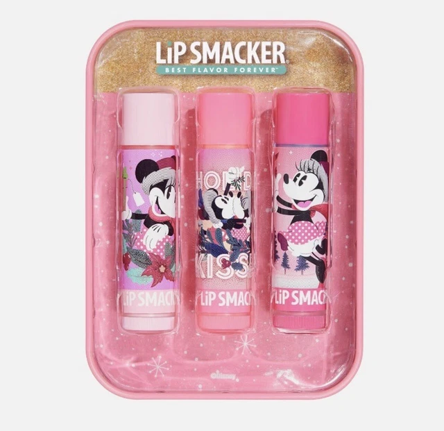 Lip Smacker Lip Balm Tin - Minnie Mouse Holiday 3 Pack