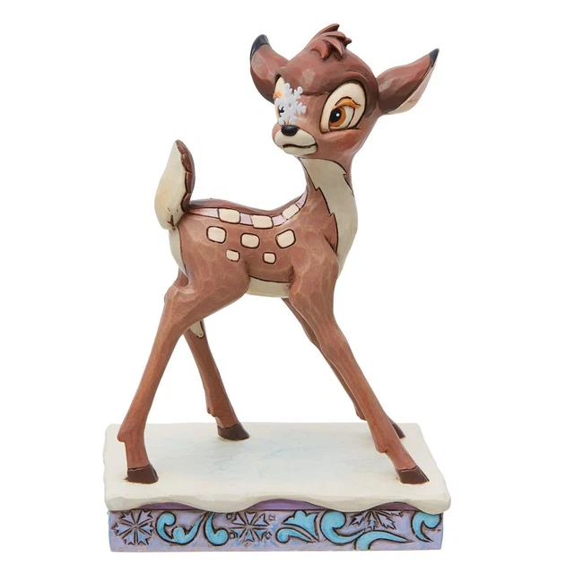 Jim Shore Disney Traditions: Bambi Christmas Personality Pose Figurine 6013064 Jim Shore Disney Traditions: Bambi Christmas Personality Pose Figurine 6013064