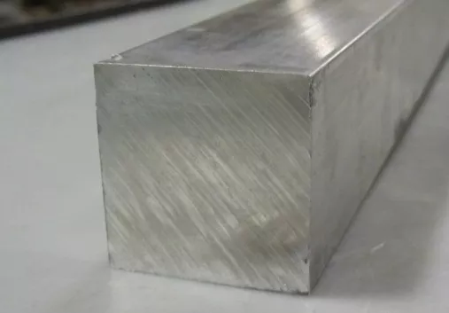 6061 T651 Aluminum Square Bar 2.0" Thick x 2.0" Wide x 24" Length