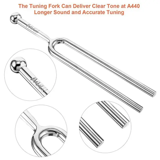 440 Hz TUNING FORK with Soft Shell Standard A Tuning Fork C9M6