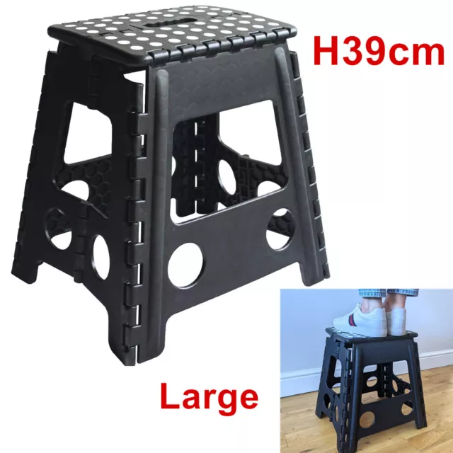 Large 150KG Folding Step Stool Multi Purpose Heavy Duty Home Kitchen Foldable UK
