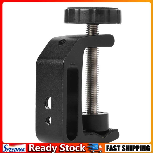 Desk Clamp Bracket Photography Studio Camera Flash Light Fixed Holder (S)