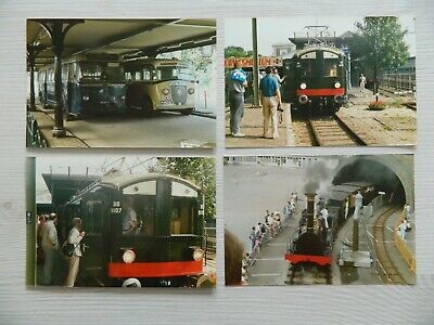 LOT 34 Photos BUS KRUPP STEAM Locomotive Train Gare Station transport 1989 AGFA 