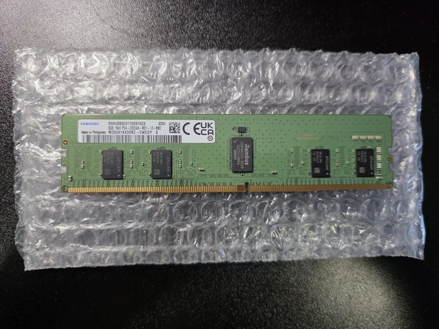 SAMSUNG SAMSUNG PC-42666V-RD1-12-MA0 8GB 1Rx8 PC4-2666V-RD1-12-MA0