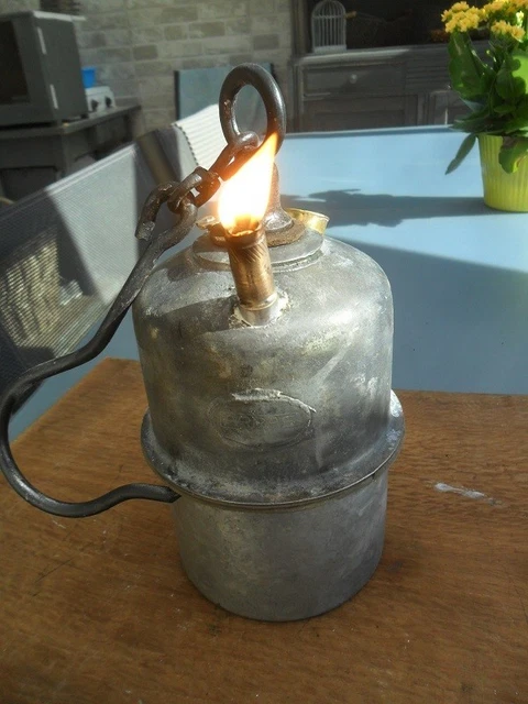 Lampe à Acétylène De Mineur ARRAS – Vintage Déco Industriel