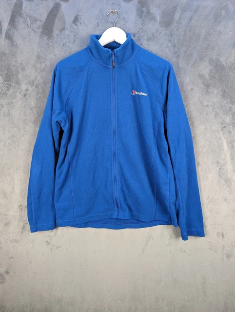 Berghaus Fleece Jacket Large Blue Long Sleeve Full Zip