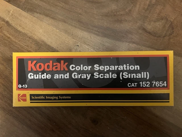 KODAK COLOR SEPARATION Guide Gray Scale Printing Guide Small CAT 152 ...