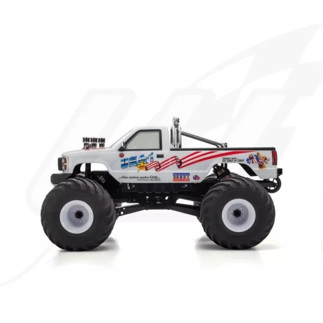 FR- Monster Truck 1:8 4WD Brushless Kyosho USA-1 VE Readyset EP (TORX8-BRAINZ8 E 3
