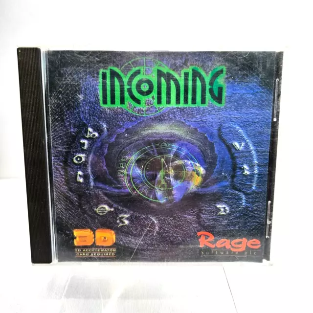 Vintage Pc Cd-Rom Game Incoming In Jewel Case -- Windows 95 -- By Rage Software