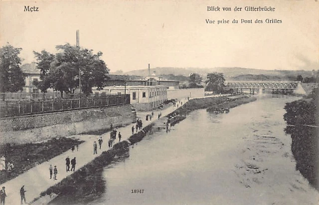 France - METZ - Vue prise du Pont des Grilles - Ed. Reinicke & Rubin