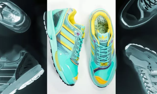 Adidas Originals ZX 6000 INSIDE OUT "AQUA" by ZX 8000 Special Edition Gr. 42 2/3