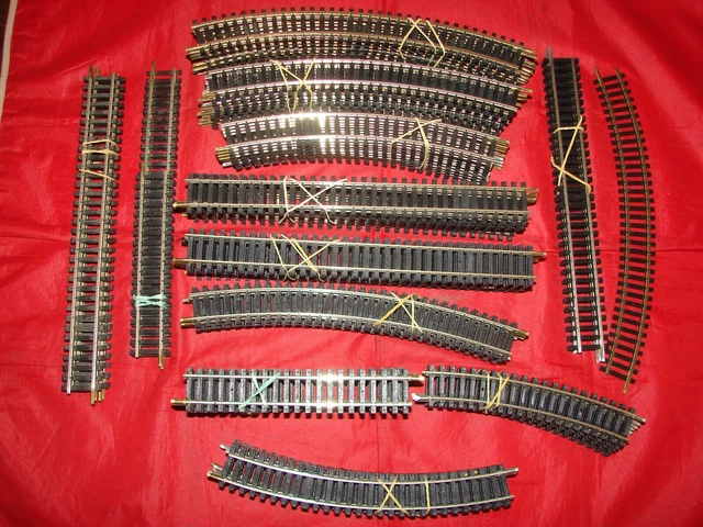 MEHANO HO RAIL AUTOENRAILLEUR COURBE F-269 TRAIN ELECTRIQUE ACIER