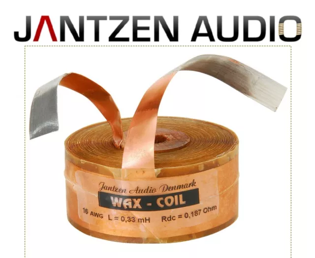 Jantzen Audio HighEnd Bandspule WaxCoil Wachsspule AWG14,10,0mH, 1,05Ohm