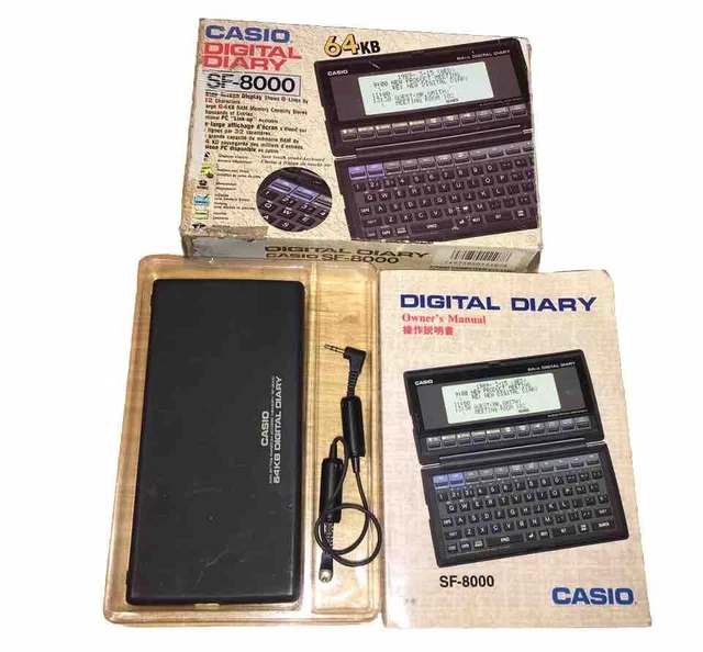 Casio Digital Diary SF-5300 - Agenda Vintage 64KB de Segunda mano por 18 EUR en Granada | Wallapop
