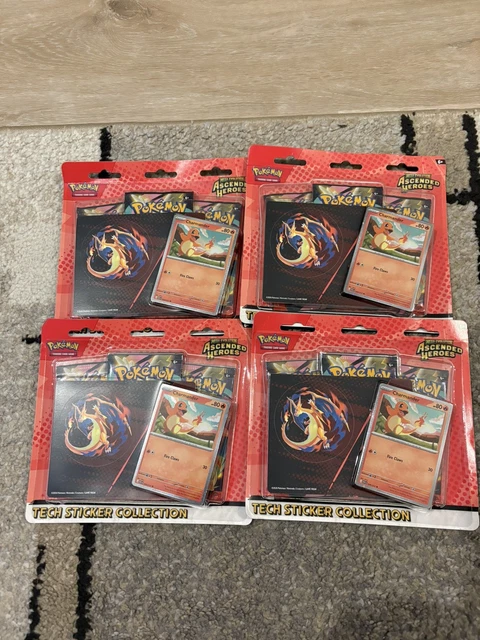 POKÉMON TCG MEGA Evolution Ascended Heroes Tech Sticker Collection ...