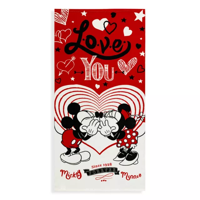 Telo mare Disney Minnie e Mickey Mouse in microspugna 70x140cm asciugamano 5465