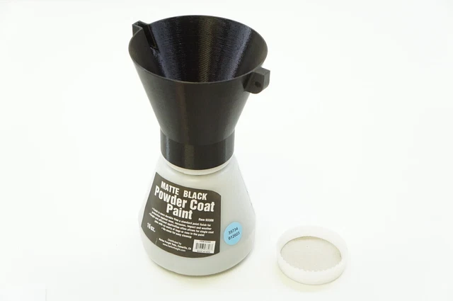 Fill Funnel for Harbor Freight 16oz Powder Coating Bottles (93306, 93307, 43129)