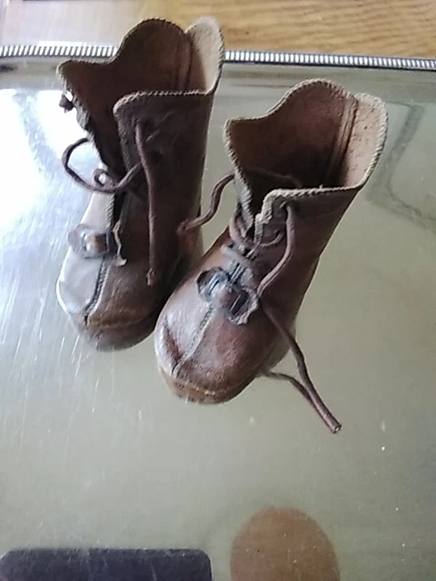 RARE Bottines Anciennes Pour Poupée Parisienne – Superbes, Marque Jumeau