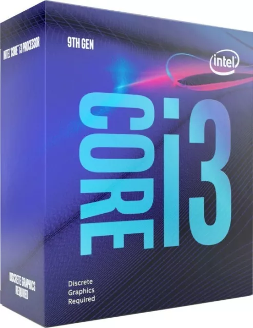 Intel Core i3-9100F | Quad Core CPU 4.20Ghz Turbo | Coffee Lake-R | Tray