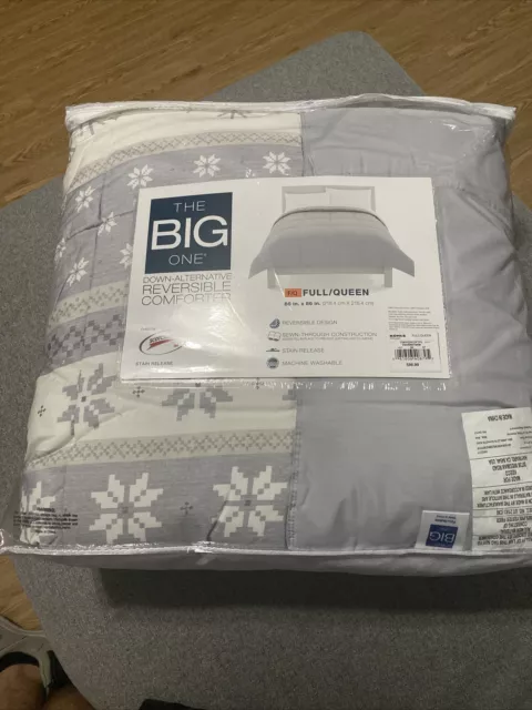 White Down Alternative Reversible Comforter
