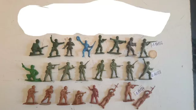 (19) lot au choix de 8 soldats 1/32è diverses armées airfix et autres marques...