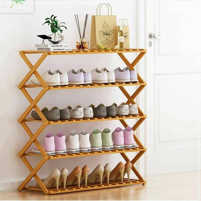 Scarpiera HOMCOM A 5 Livelli - Per 30 Paia Di Scarpe, Design Salvaspazio - Foto 5