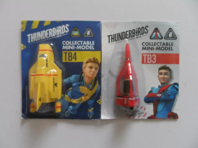 Thunderbirds Collectable Mini-Model TB3 and TB4 New and sealed